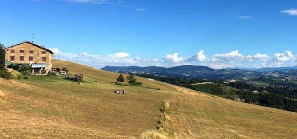 prato infinito davanti al circolo della caccia