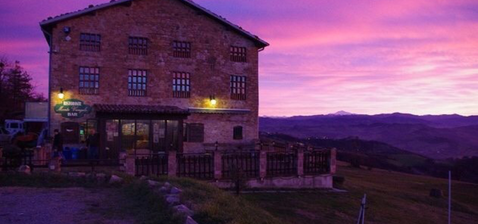 tramonto primaverile al circolo della caccia